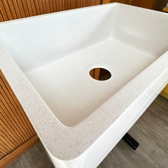 Cuba Cozinha Farm Sink 55cm Branco Estelar - loja online