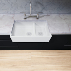 Cuba Farm Sink Dupla Cozinha Akkor Estilo Fazenda 70cm SSM
