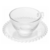 Kit 4 Xícaras para Chá de Cristal Pérola 180ml - La Palazzo | Loja de Decoração e Utensílios