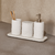 Kit Banheiro em Cimento Off White