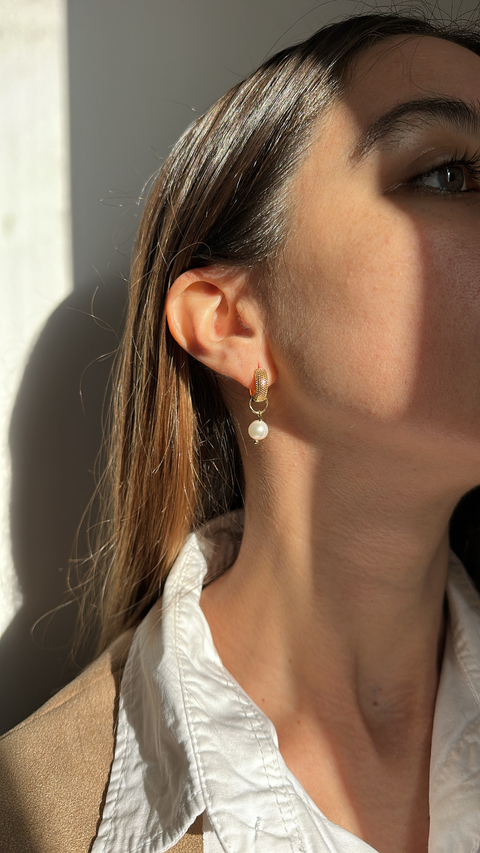 Argollas Perla