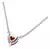 Collar Corazón Rojo Elevado - comprar online