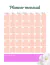 agenda floral rosa - tienda online