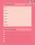 agenda floral rosa en internet