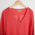 Blusa Chiffon Coral na internet