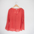 Blusa Chiffon Coral