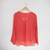 Blusa Chiffon Coral - loja online