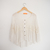 Blusa Boho em Crepe com Renda Off White (P)