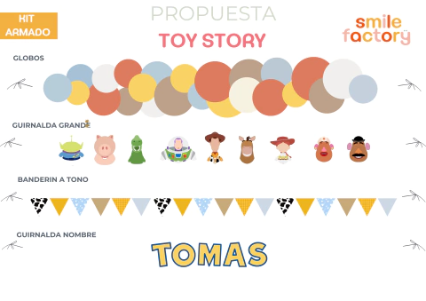 Kit Armado Toy story
