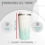 Vaso Termico Cafe Acero Inoxidable con Medidor de Temperatura 500ml Azul - tienda online