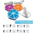 Alargue Zapatilla 4 Enchufes Toma Corriente + 4 Usb De Carga Naranja - Htstore