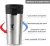 Vaso Jarro Termico Acero Inoxidable Cafe Té Con Tapa 500ml Marron