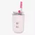 Copo Neo Com Canudo Eu Amo Gatos (300 ml) - ZC na internet