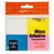 Bloco Adesivo Transparente (Blister c/4) JOCAR OFFICE
