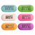 Borracha Oval Color LEOELEO