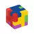 Borracha Tetris Cubo 6 em 1 - BRW