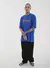 Camiseta Oversized Estampada Tribal (Azul Royal) - Zotic Store