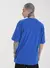 Camiseta Oversized Estampada Tribal (Azul Royal) - comprar online