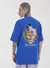 Camiseta Oversized Estampada Soul (Azul Royal) - Zotic Store