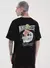 Camiseta Regular Estampada Vase (Preto)