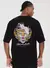 Camiseta Oversized Estampada Soul (Preto)