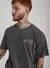 Camiseta Regular Estampada Butterfly (Cinza Estonado) - loja online