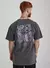 Camiseta Regular Estampada Butterfly (Cinza Estonado)