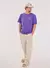 Camiseta Regular Estampada Feel Alive (Roxo) na internet