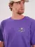 Camiseta Regular Estampada Feel Alive (Roxo) - comprar online