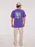Camiseta Regular Estampada Feel Alive (Roxo) - Zotic Store