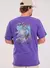 Camiseta Regular Estampada Feel Alive (Roxo) - loja online