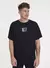 Camiseta Regular Estampada Brainwash (Preto) - comprar online