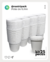 Pote 1 Litro Branco com Tampa Lacre - Nastripack Atacadista
