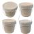 Balde 2.2 Litros Branco - Kit 20 peças