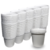 Pote 1 Litro Branco com Tampa Lacre - 50 unidades