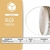 Balde 3.2 Litros Transparente com Tampa Lacre e Alça Plástica - Kit 10 Peças