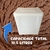 Pote Retangular 10 Litros - Kit 05 Peças - comprar online