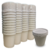 Pote 500 ml Branco com Tampa Lacre de Vedação BPA Free na internet