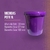 Pote Roxo de 1 Litro com Tampa Lacre - Nastripack Atacadista