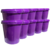 Pote Roxo de 1 Litro com Tampa Lacre