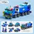 Bloco de Construção brinquedo infantil 6 em 1 - Cybermach