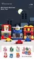 Bloco de Construção brinquedo infantil 6 em 1