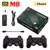 M8 Video Game Stick Console, dois controle sem fio, 2.4G, 4K, 10000 jogos, 64GB, jogo retro. - Cybermach
