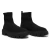 Bota Anacapri Tratorada Cano Baixo Knit - Carmesin Store