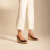 Espadrille Arezzo Couro Plataforma Fivela - loja online