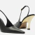 Scarpin Arezzo Couro Salto Alto Slingback – Elegância e Sofisticação - loja online