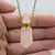 Necklace with Natural Crystal Bottle Pendant (7 options)