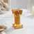 Image of Corinthian Greek Column (black, white, golden)