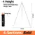 Campfire Tripod for Outdoors Cooking, Hanging Caldron - AIAH