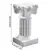 Corinthian Greek Column (black, white, golden) - AIAH